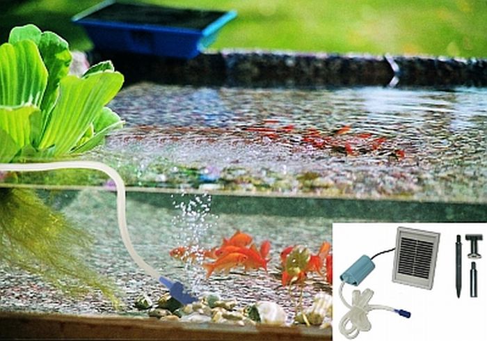 Solar Teichbelüfter Teich Sauerstoff Belüfter Garten