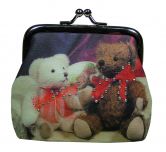 2 Teddyb&auml;ren Sofa Clipgeldb&ouml;rse Colorline