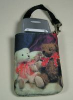 2 Teddyb&auml;ren auf dem Sofa  Handytasche  Colorline