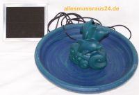 Solar Brunnen Delphine mit Tonschale