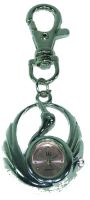 Top Modische Uhr Schwan Design Karabiner Taschenuhr