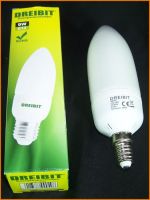 Dreibit Energiesparlampe Kerze E14 9W / 45 Watt